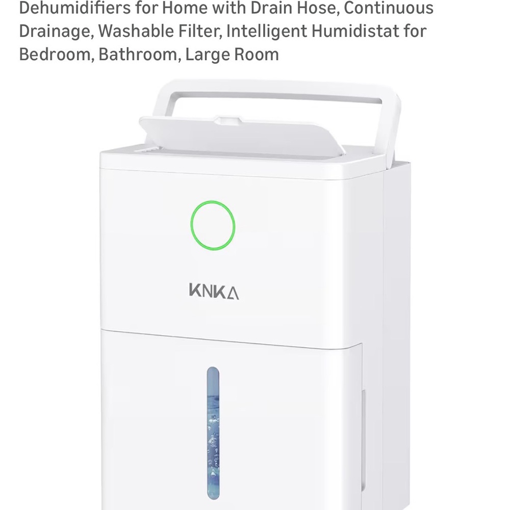 KNKA Smart Ultrasonic Dehumidifier 21pint / 1600 sq ft